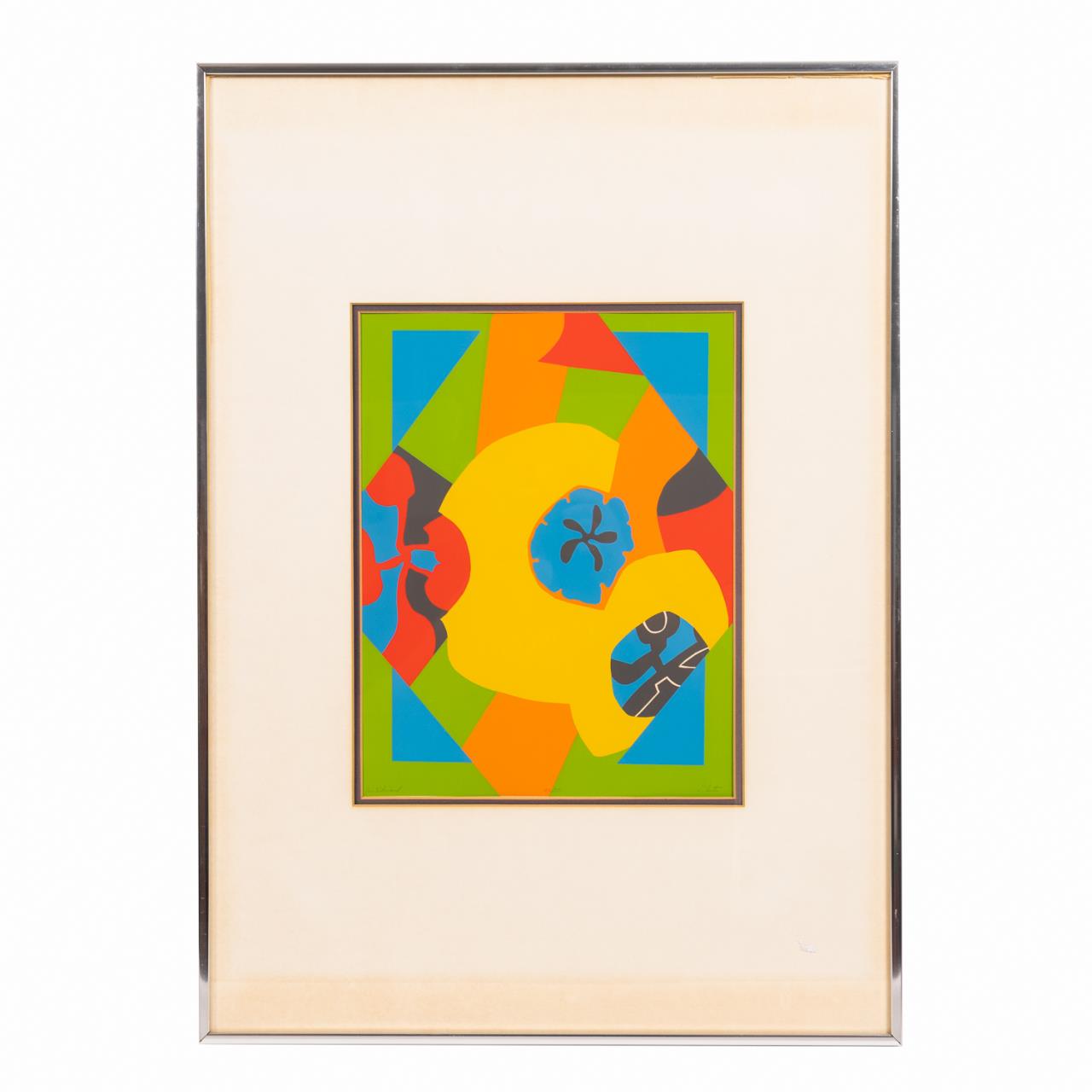 GREG COPELAND, FRAMED ABSTRACT