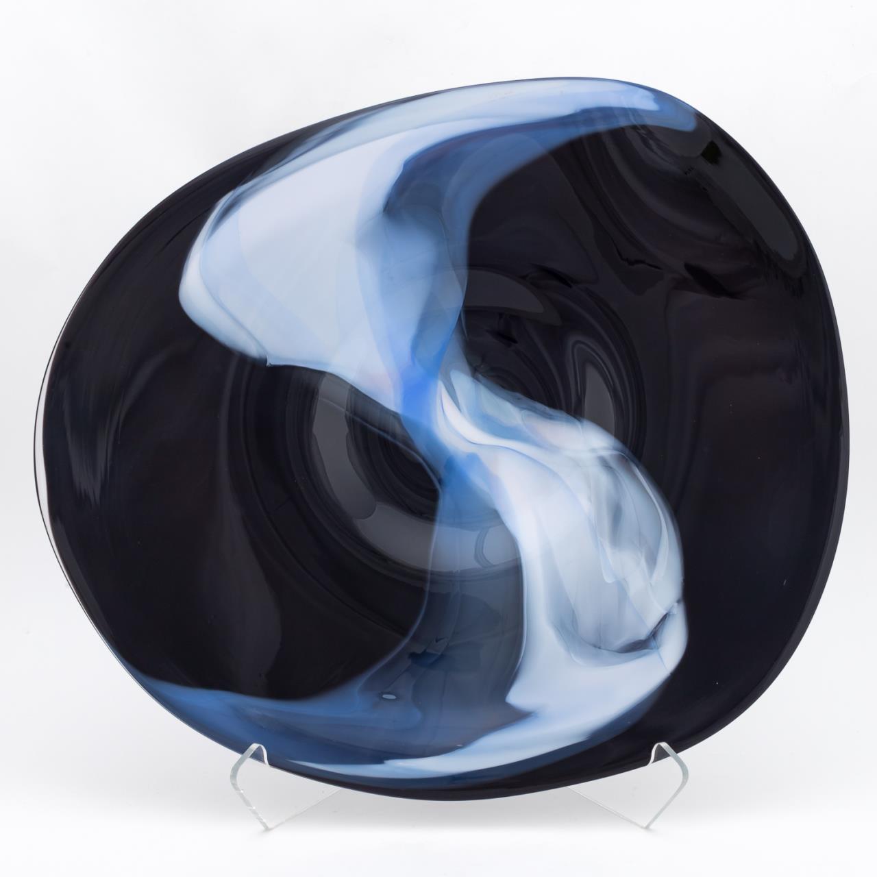 ROB STERN, BLOWN ART GLASS VESSEL,