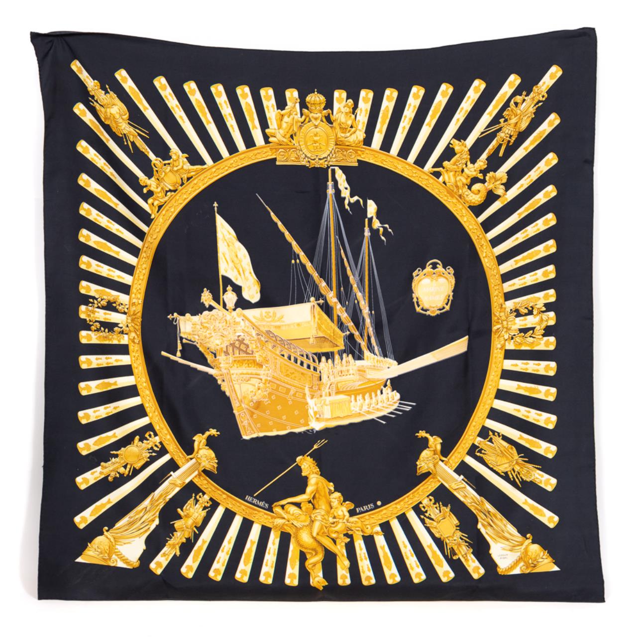 HERMES BLACK & GOLD LA MARINE A