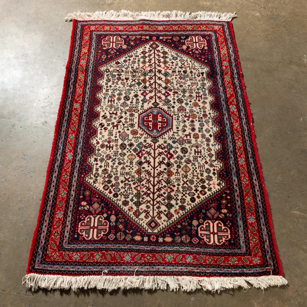 HAND WOVEN ARDABIL SMALL RUG, 3'3"