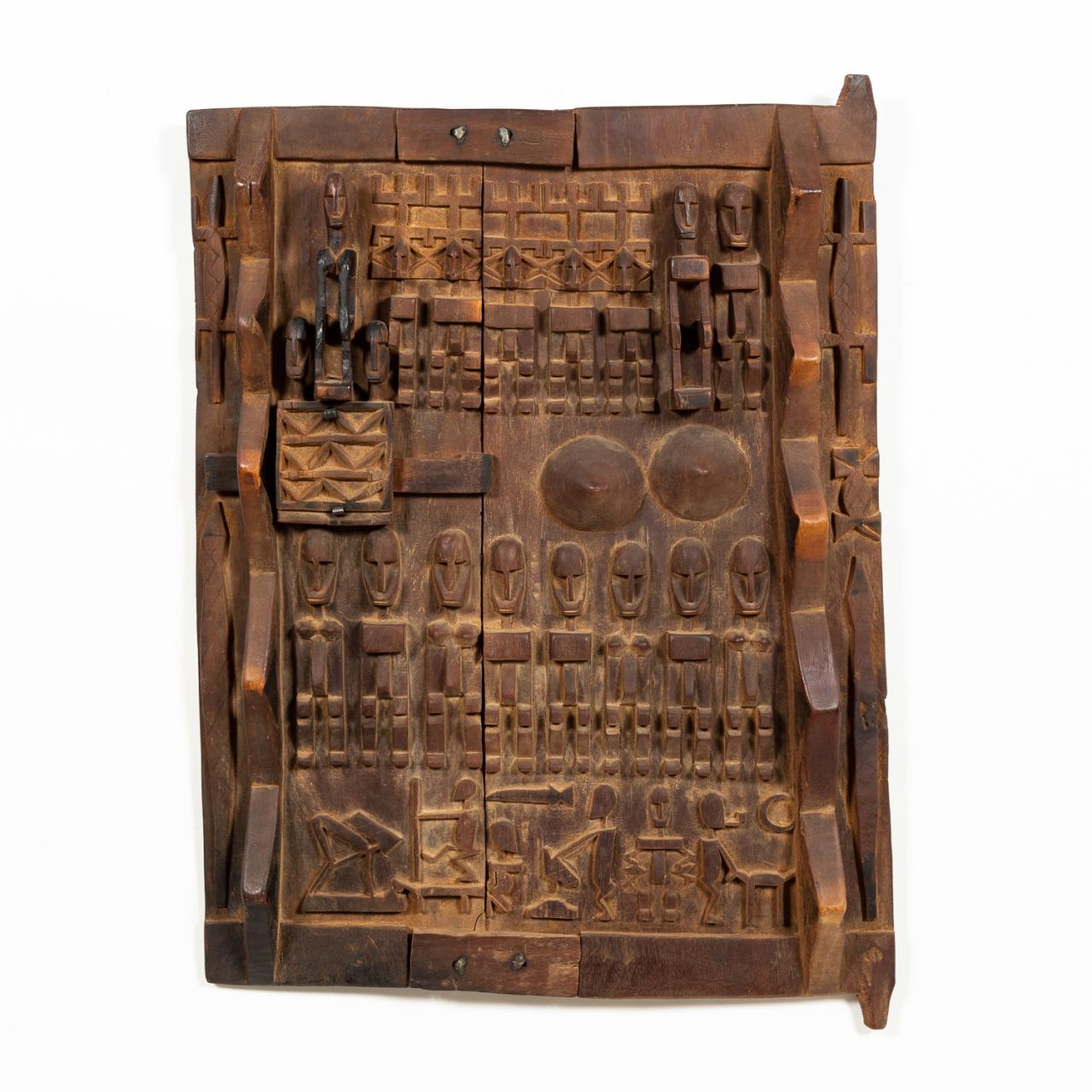 AFRICAN DOGON CARVED WOOD GRANARY 35a259