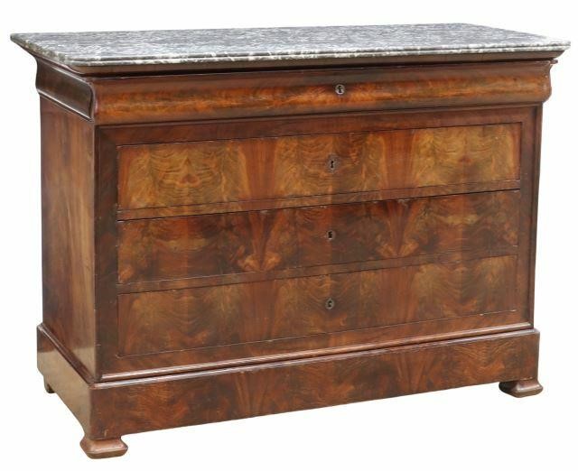 FRENCH LOUIS PHILIPPE MARBLE TOP 35a266