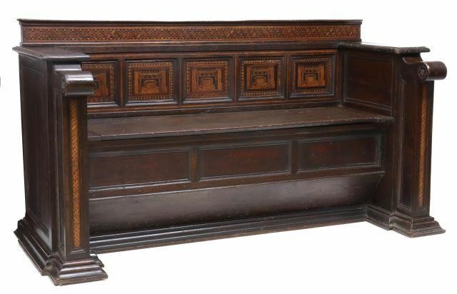 ITALIAN CARVED WALNUT PARQEUTRY 35a2ec