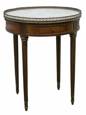 FRENCH LOUIS XVI STYLE MARBLE TOP 35a316
