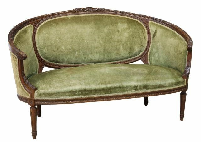 FRENCH LOUIS XVI STYLE FINELY CARVED