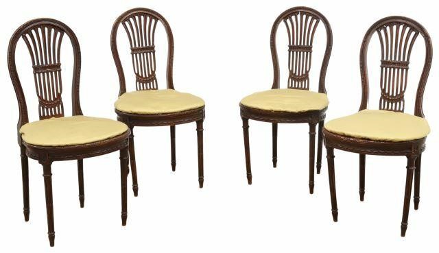  4 FRENCH LOUIS XVI STYLE DINING 35a39e