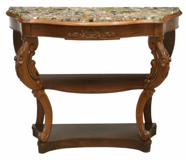 FRENCH LOUIS XV STYLE MARBLE TOP 35a3a0