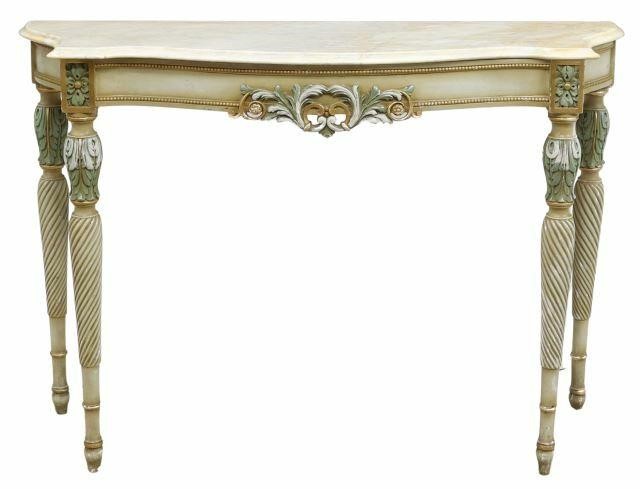 LOUIS XVI STYLE PAINT DECORATED 35a3a2