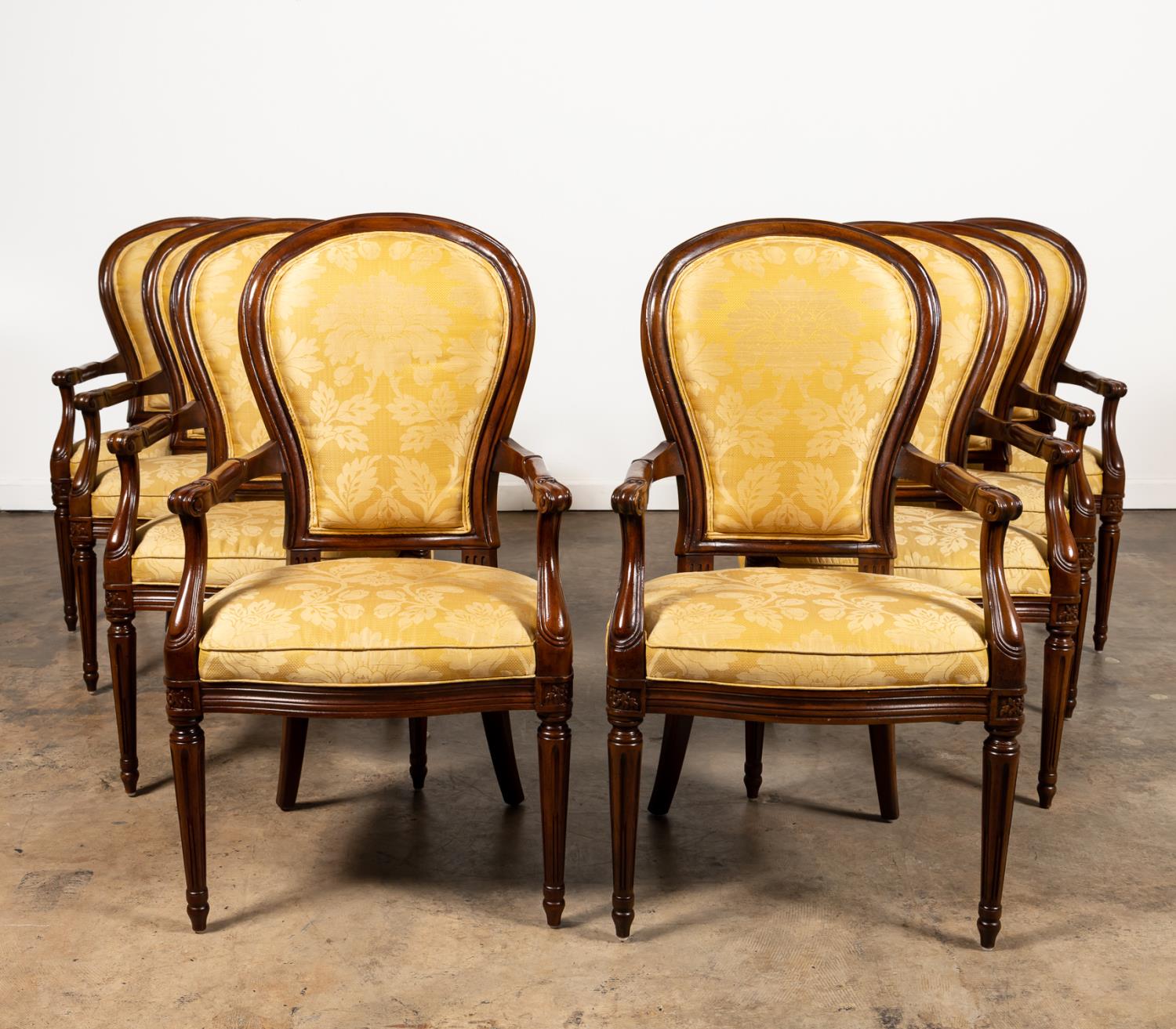 SET OF EIGHT LOUIS PHILIPPE-STYLE