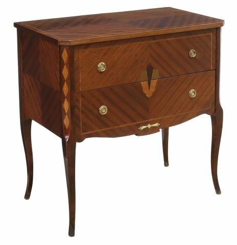 PETITE CONTINENTAL MAHOGANY TWO DRAWER 35a42f