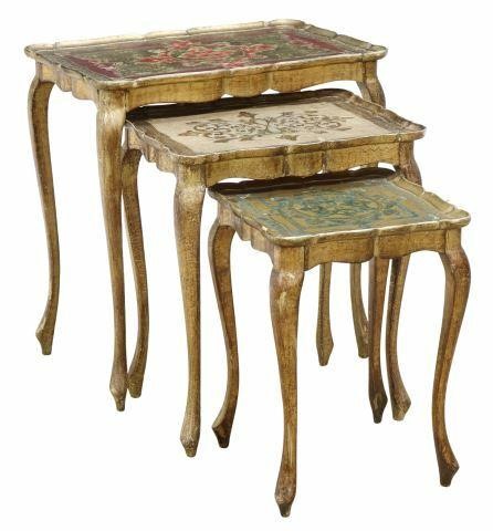  3 ITALIAN FLORENTINE PARCEL GILT 35a443