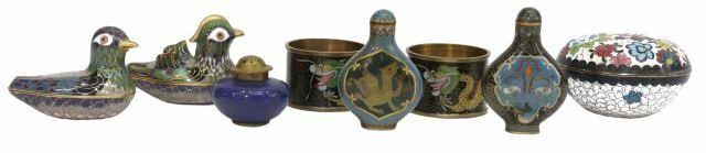  8 CHINESE CLOISONNE SNUFF BOTTLES  35a499