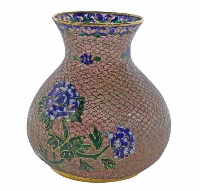 CHINESE PLIQUE-A-JOUR CLOISONNE