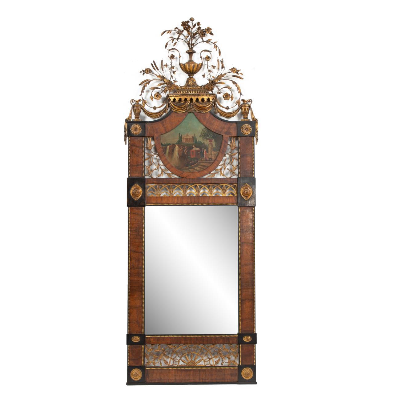 NEOCLASSICAL STYLE WALNUT GILT 35a4aa