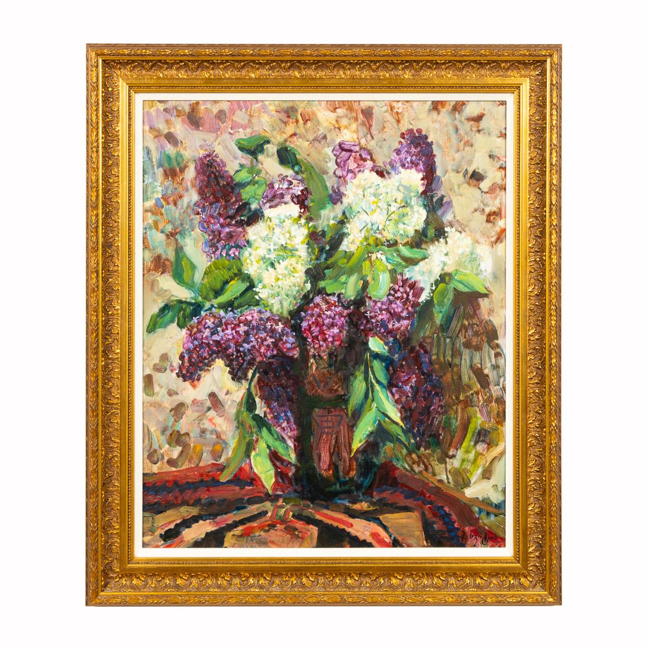 IMPRESSIONIST FLORAL STILL LIFE,