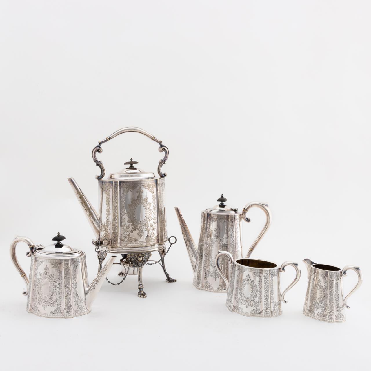 WILSON & DAVIS SILVERPLATE TEA