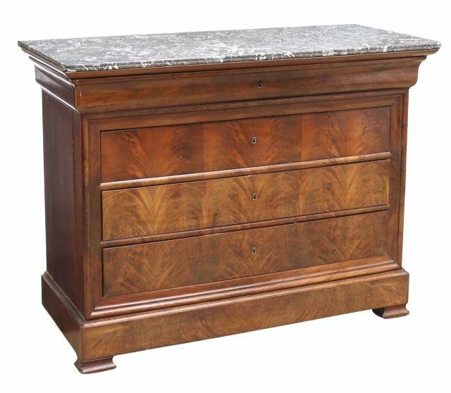 FRENCH LOUIS PHILIPPE MARBLE TOP 35a664