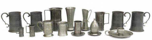  19 ENGLISH CONTINENTAL PEWTER 35a6b1