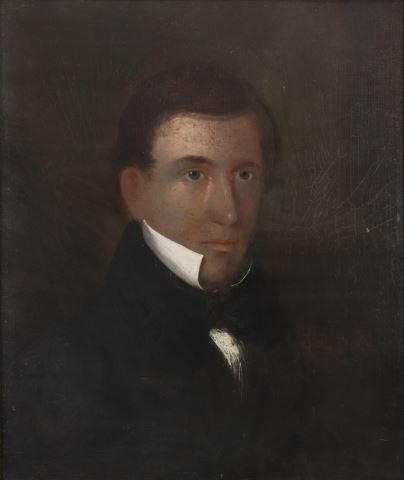 AMERICAN SCHOOL PORTRAIT OF A GENTLEMAN