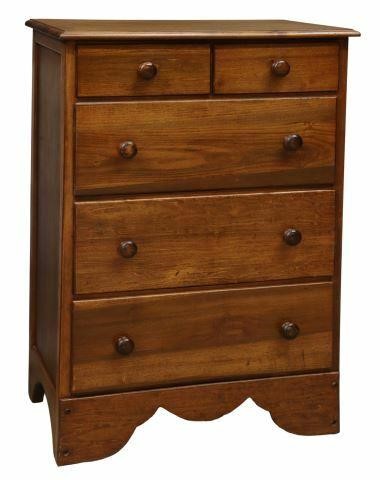 AMERICAN FIVE DRAWER DRESSER EARLY 35a747