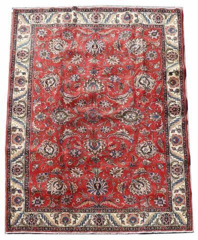 HAND-TIED PERSIAN SAROUK RUG, 10'10.5"