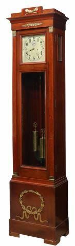 FRENCH EMPIRE STYLE MAHOGANY TALL