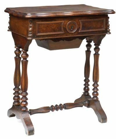 FRENCH LOUIS PHILIPPE FIGURED WALNUT 35a883