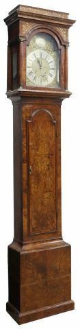 ENGLISH GEORGIAN PERIOD BURLWOOD LONGCASE