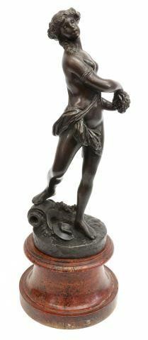 BACCHANTE BRONZE SCULPTURE AFTER 35a89a