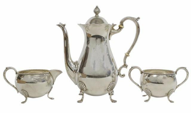  3 FISHER STERLING COFFEE POT  35a8a7