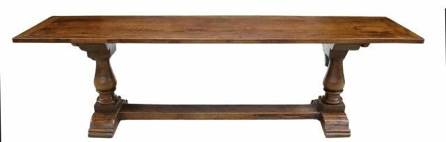 ITALIAN REFECTORY DINING TABLE,