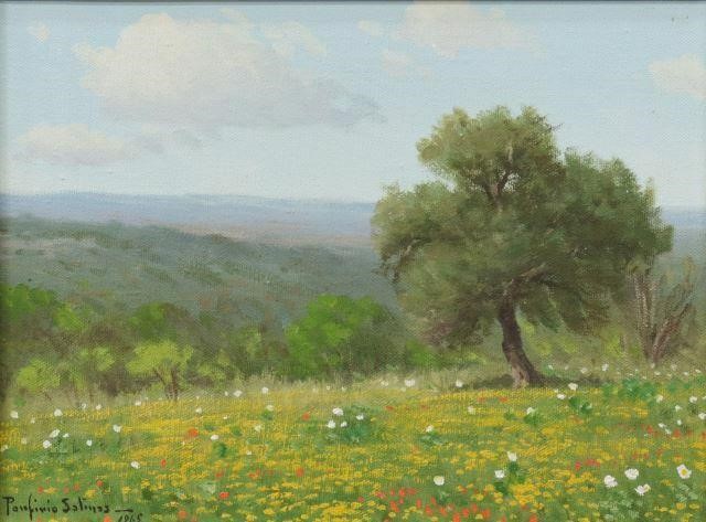 PORFIRIO SALINAS (1910-1973 TEXAS WILDFLOWERS