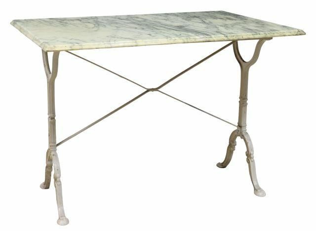 FRENCH PARISIAN MARBLE TOP CAST 35aa40