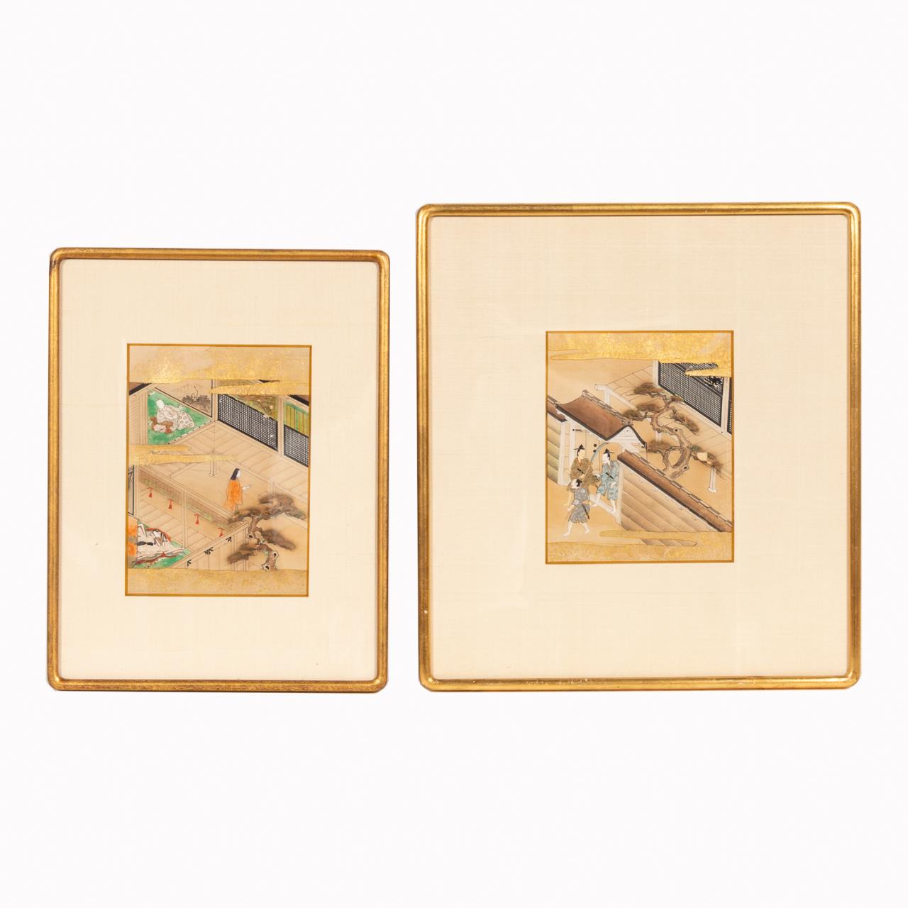 TWO JAPANESE SCHOOL COURT SCENES 35aa85