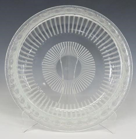 FRENCH LALIQUE MARGUERITES GLASS