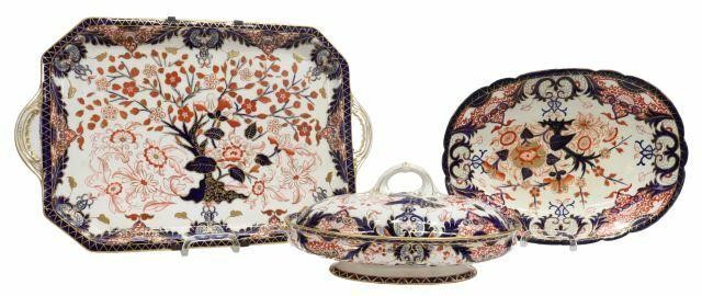 (3) ROYAL CROWN DERBY KINGS PLATTERS,