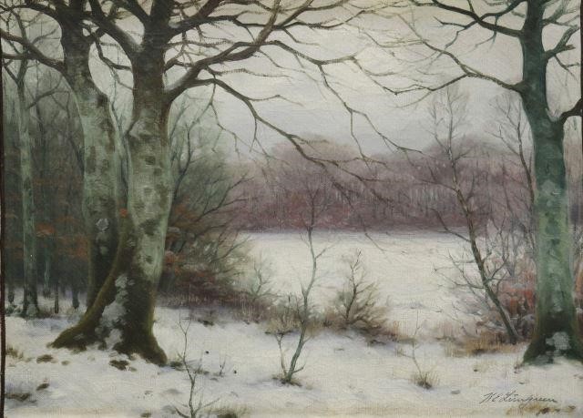 KARL EMIL LUNDGREEN (1884-1934) WINTER