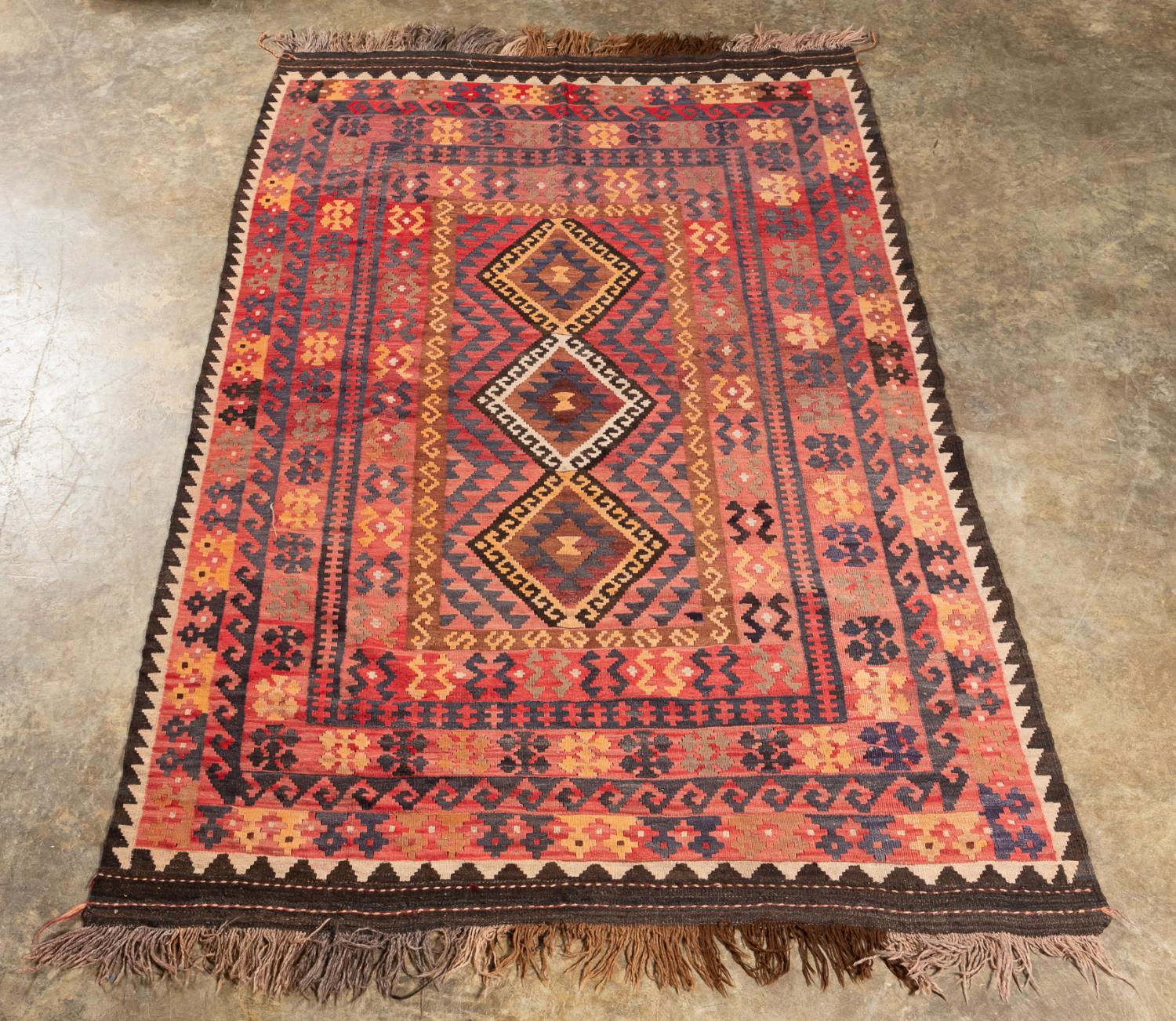 HAND WOVEN MAIMANA KILIM RUG Afghanistan  35ac06