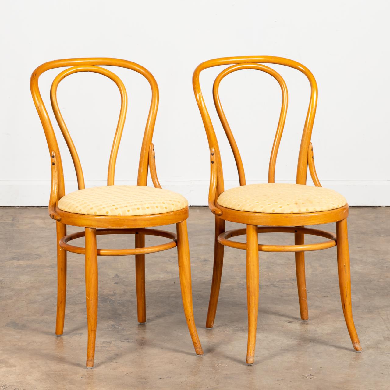 PAIR, THONET BENTWOOD BISTRO CHAIRS