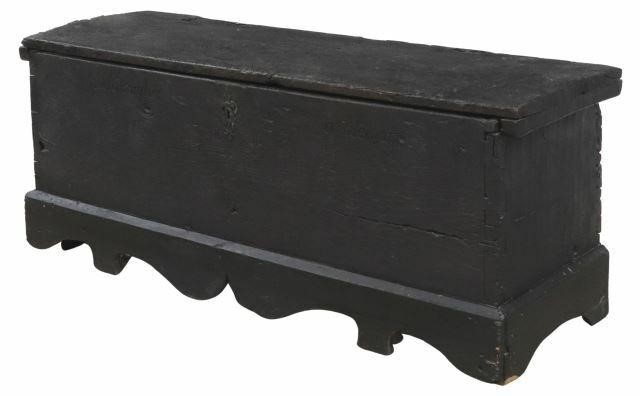 SPANISH IRON MOUNTED COFFER TRUNK  35ac3d