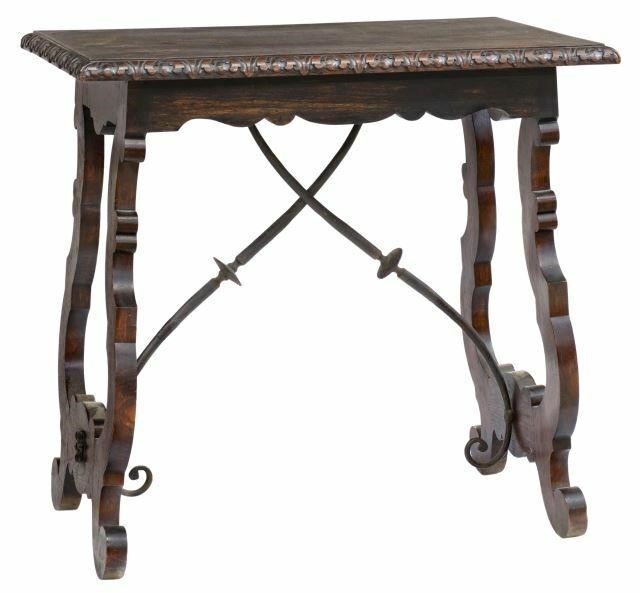 SPANISH BAROQUE STYLE OAK TABLE