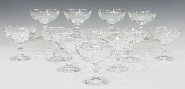  12 STEUBEN ART GLASS 6268 CHAMPAGNE 35acdb