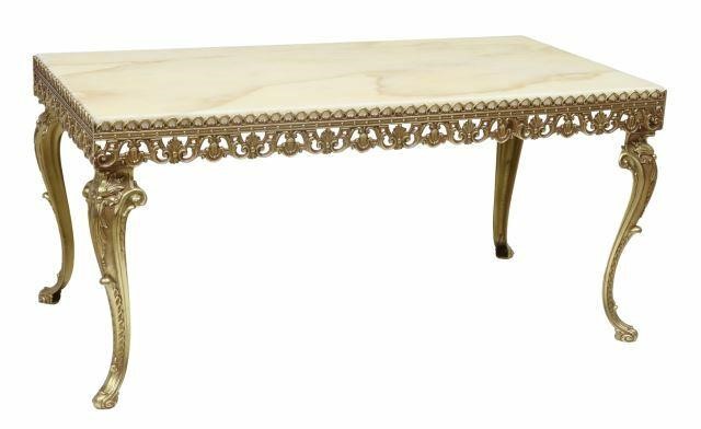 FRENCH LOUIS XV STYLE MARBLE-TOP