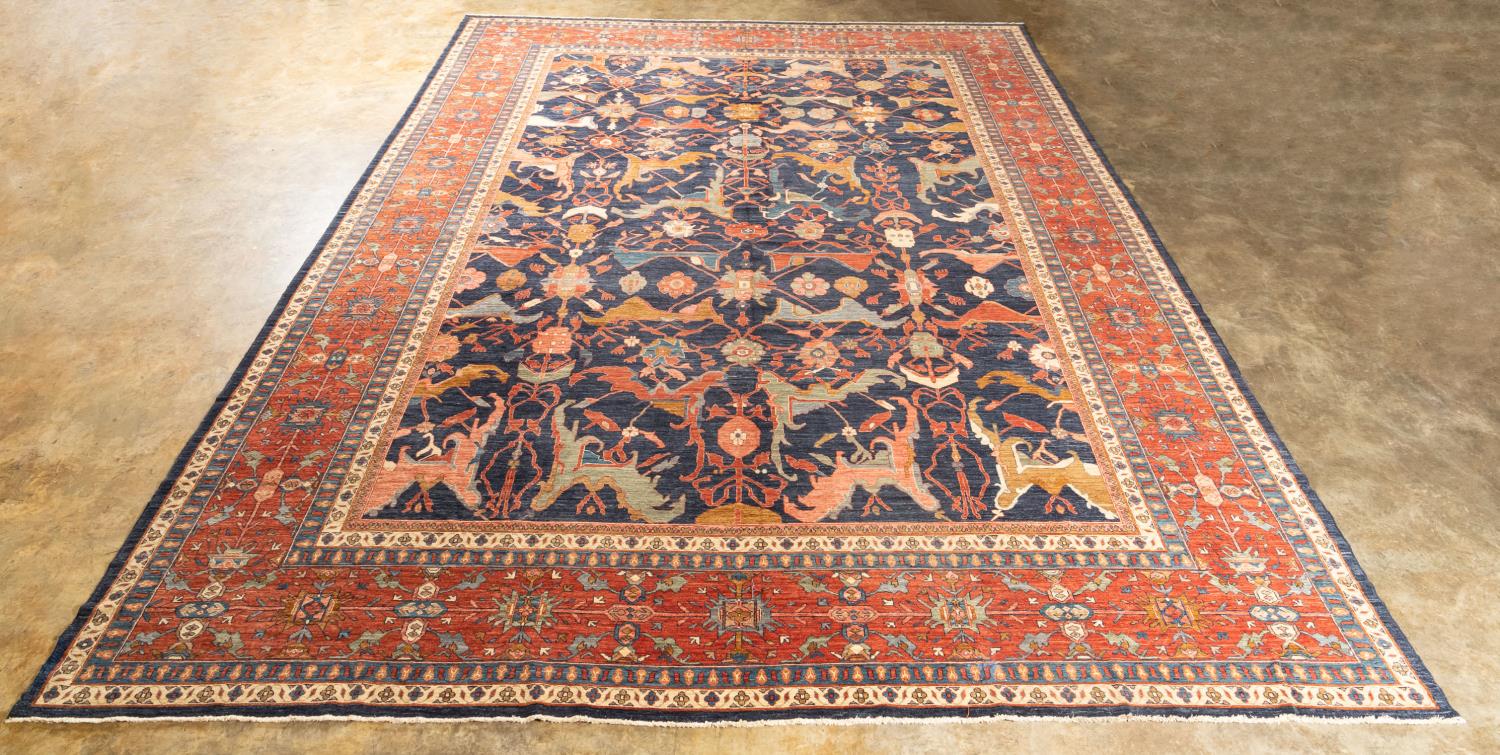 HAND WOVEN TURKISH SULTANABAD RUG  35ad7a