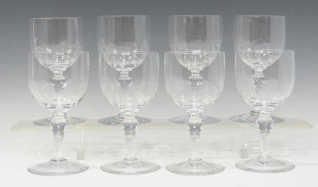 (8) FRENCH BACCARAT 'NORMANDIE'