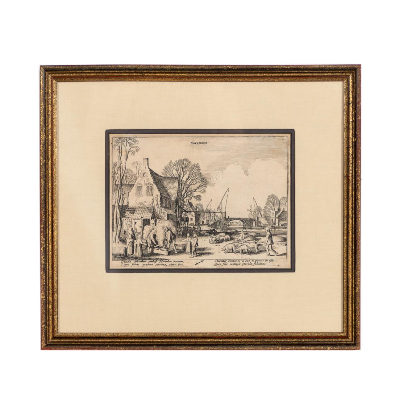 JAN VAN DE VELDE NOVEMBER ETCHING  35ae89