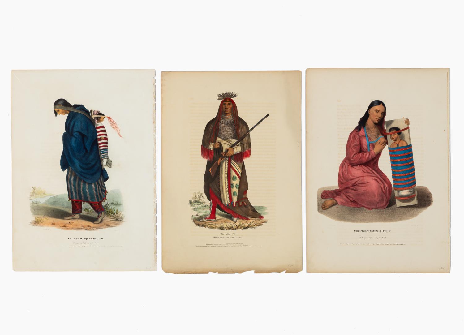 3 PCS MCKENNEY HALL NATIVE AMERICAN 35ae96