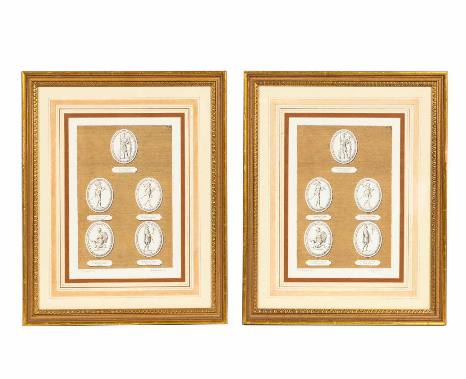 PAIR CHELSEA HOUSE PRINTS OF CLASSICAL 35aede