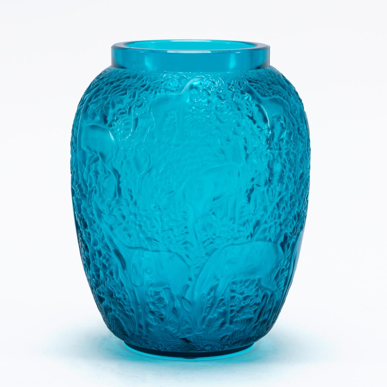 LALIQUE "BICHES" BLUE-TURQUOISE