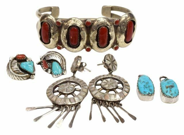  LOT SOUTHWEST SILVER TURQUOISE 35af2b